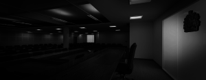 dark court room