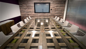 glass panel conference table