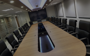long boardroom table and chairs