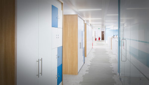 office corridor storage