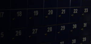 Storage lockers with numbers