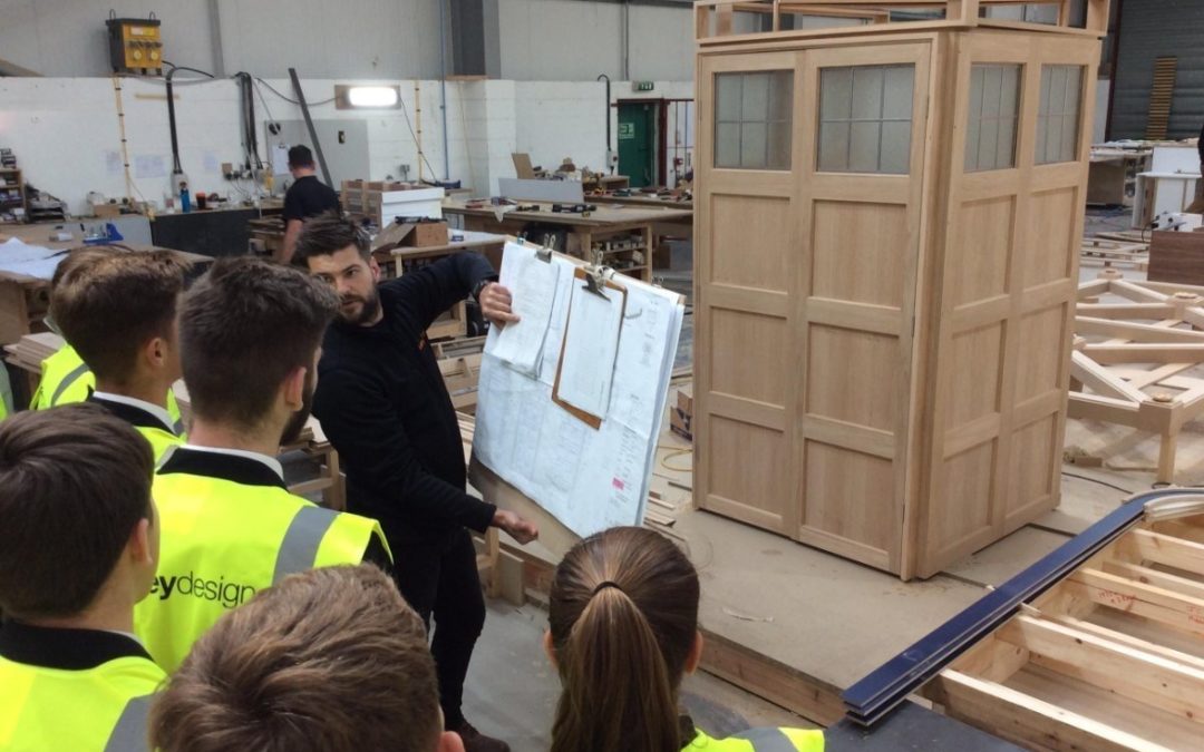 Visit to our workshops from local students.