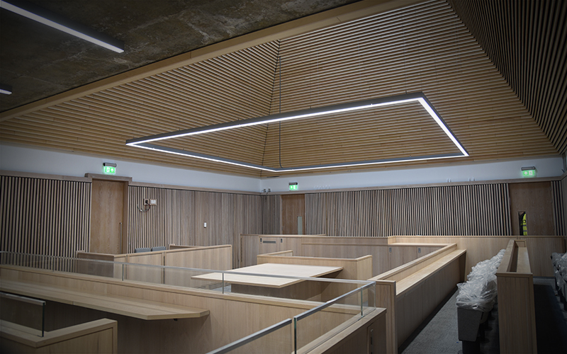 Six courtrooms completed in Inverness