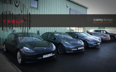 Three fully electric Teslas added to our fleet of vehicles
